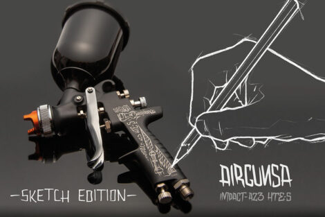 Airgun im Sketch-Look