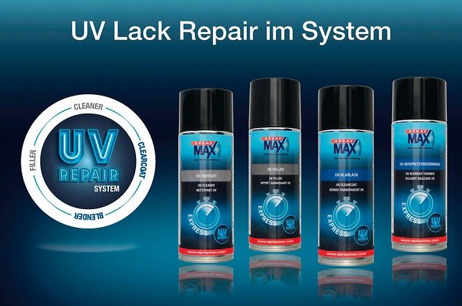 SprayMax präsentiert UV-Lackiersystem