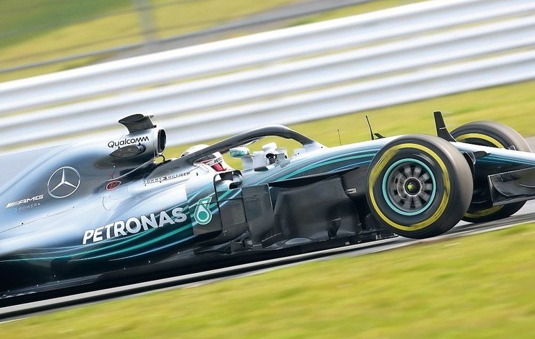 Formel-1-Lackierung für den Mercedes