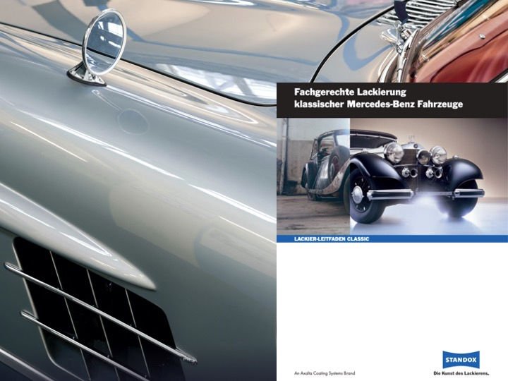 Standox überarbeitet Reparatur-Leitfaden für Mercedes Klassiker